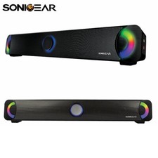 Speaker Sonicgear Sonicbar U300 & BT300 Pro Soundbar 7 Color Light Effect