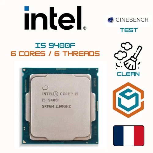 Intel Core i5-9400F LGA 1151 2,90GHz Hexa-core Processeur (BX80684I59400F)