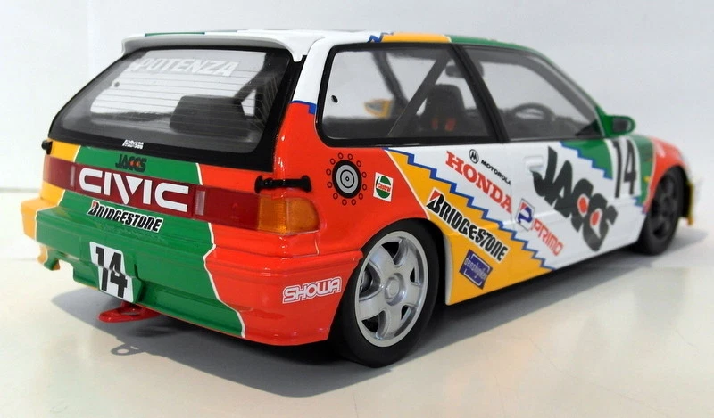 Triple resina escala 9 1/18 - T9-1800108 Honda Civic E9 #14 JACCS JICC 1991 Foto 3 de 4