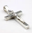 Genuine Sterling Silver 925 Full Solid Heavy Crucifix Cross Pendant
