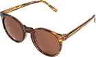 Sunglasses for Men Women Tortoiseshell Tan Brown Dark Lens Glasses