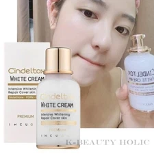 INCUGEN Cindeltox White Cream 50ml/Tone Up Whitening Cream,Glutathione Cream