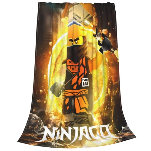 Ninjago Cartoon Comics weich warm gemütlich Flanell Überwurfdecke für Schlafstuhl Sofa - Bild 24 von 30