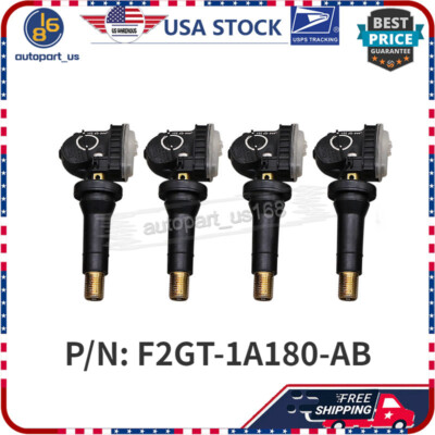 TPMS 4PCS 315MHz Tire Pressure Sensor For Ford F-150 Edge Mustang F2GZ1A189A US