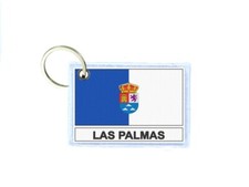 Keychain keys printed double-sided flag las palma