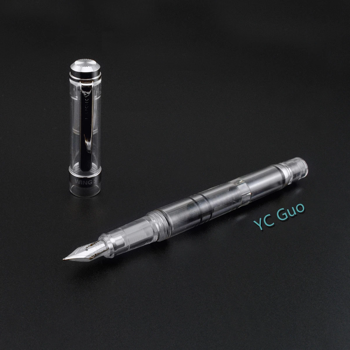 Wingsung 630 Screw Piston Resin Fountain Pen 14K Gold Nib EF/F/B/M