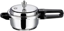 Vinod V-2L Stainless Steel Sandwich Bottom Pressure Cooker, 2-Liter,Silver,Mediu