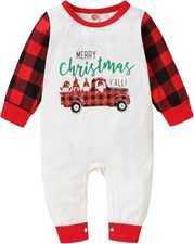 Infant Baby Christmas Outfit 3T-4T Bodysuit Winter for Boys Girls Rompers
