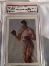JOE LOUIS 1981 SMITHSONIAN INSTITUTE CHAMPIONS OF AMERICAN SPORT CARD 
