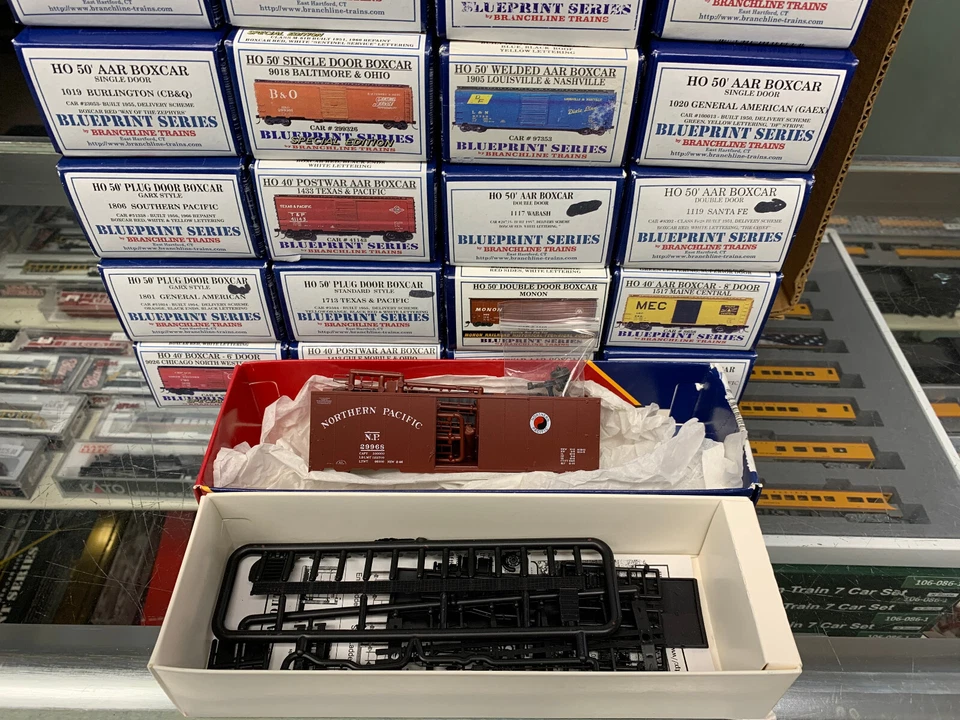 BRANCHLINE TRAINS CAR HO KITS @$20 D&H T&P UP CNW IC CIL PRR CB&Q MEC FREE SHIP. - Image 4 of 4