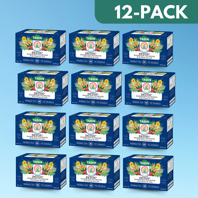Tadin Dandelion Root Detox Tea Blend 24 Teabags. 1.19 oz (12-Pack)