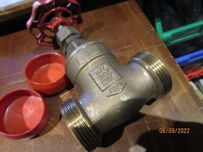 MARINE GATE VALVE BRONZE 3/4" 400 WOG , NEW NEVER USED. - image 1 of 3