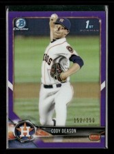 2018 Bowman Draft #BDC-194 Cody Deason Chrome Purple Refractor #/250