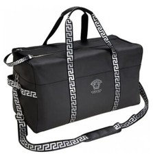 VERSACE Parfums L Black Duffel/ Weekender Travel Gym Bag GWP FINAL PRICE 199 