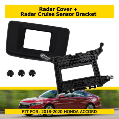 For Honda Accord l4 2018-22 Distance Sensor Milliwave Radar Cover + Base+3 Clip