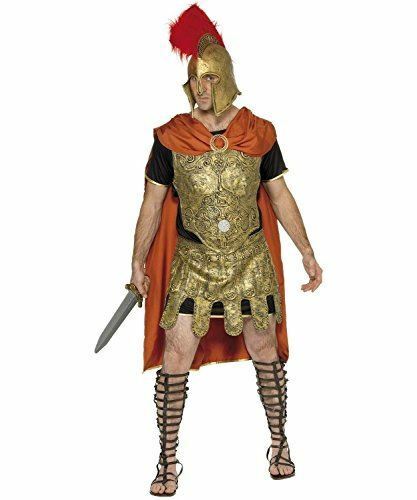 Adult Deluxe Roman Soldier Ancient Romans Fancy Dress Party Costume - Picture 1 of 3