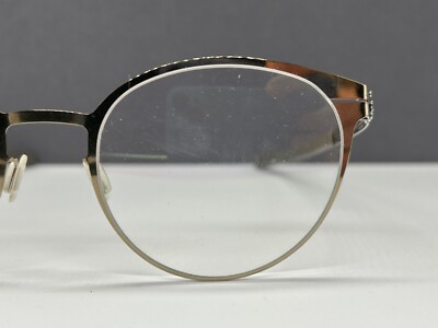 ic! Berlin Brille Damen gold shiny bronze rund Panto Sibylle A.  NP:499 