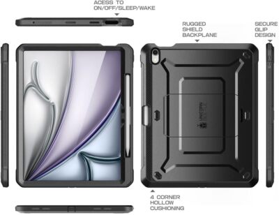 SUPCASE For iPad Air Series Air 7/6/5/4th Gen MultiLayered Protection Case Cover