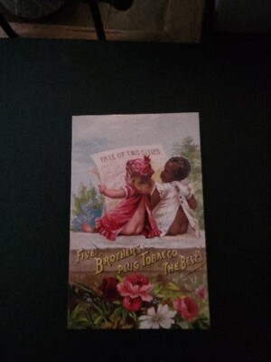 Five Brothers Plug Tobacco ''The Best'' Postcard