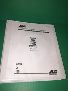 JLG boom service maintenance Manual 600s 600sj 660sj equipment