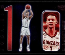 Jalen Suggs 2021 Panini Chronicles Draft Picks # 183 RC Pink Gala Gonzaga Bulldo