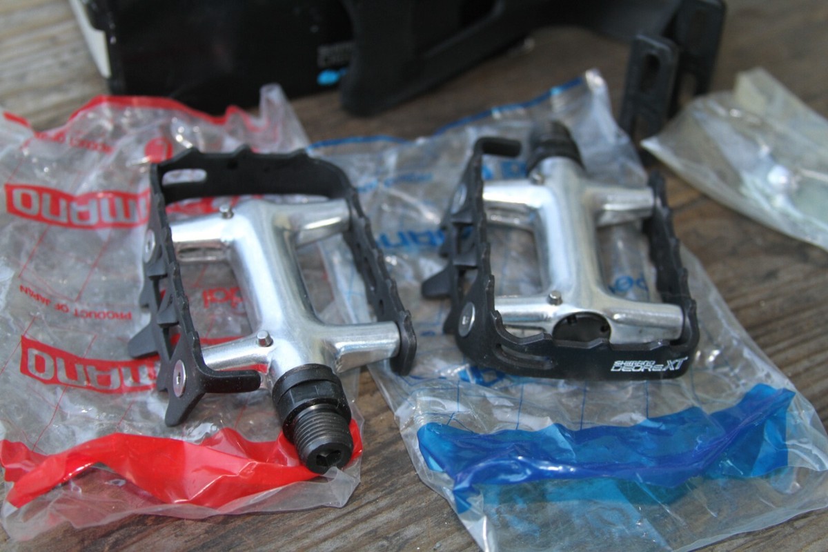 SHIMANO DEORE XT PD-M735 Pedals Vintage MTB NOS Large
