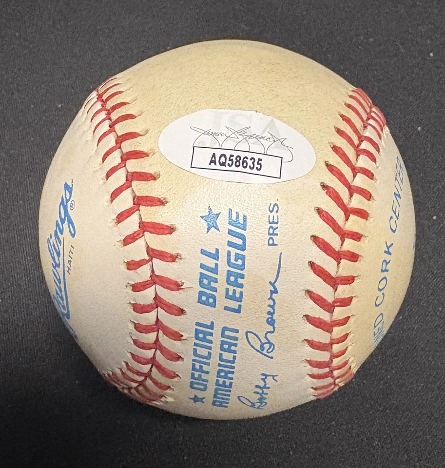 Jose Canseco Autographed Official American League Baseball JSA - Image 2 of 2