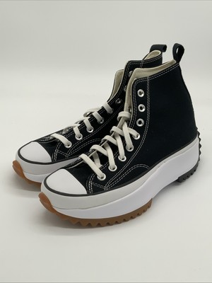 Size 7.5 - Converse Run Star High Black 166800c new with box