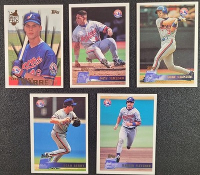 Topps 1996 Montreal Expos Full Team Set Pedro Martinez H.O.F. plus Rookies.