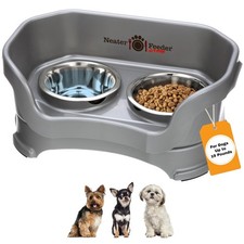 Neater Pet Brands Neater Feeder Deluxe Mess Proof Dog Bowls Elevated for Smal...