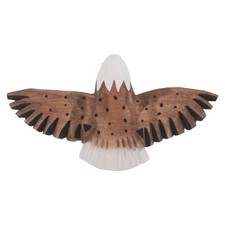 Wood Carving Eagle Decoration Wooden Culpture Home Accent Figurine Art