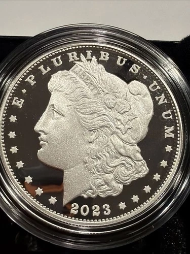 2023-S Proof $1 Morgan Silver Dollar - Box, OGP & COA BEAUTIFUL COIN PR317