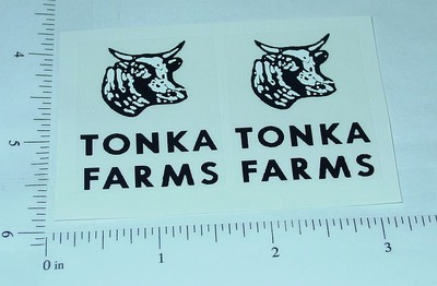Pair Tonka 56/57 Farms Stake Truck Stickers TK-061