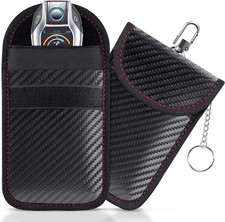 Faraday Pouch for Car Keys, Faraday Bag, Car RFID Signal Blocking Holder, Key Fo