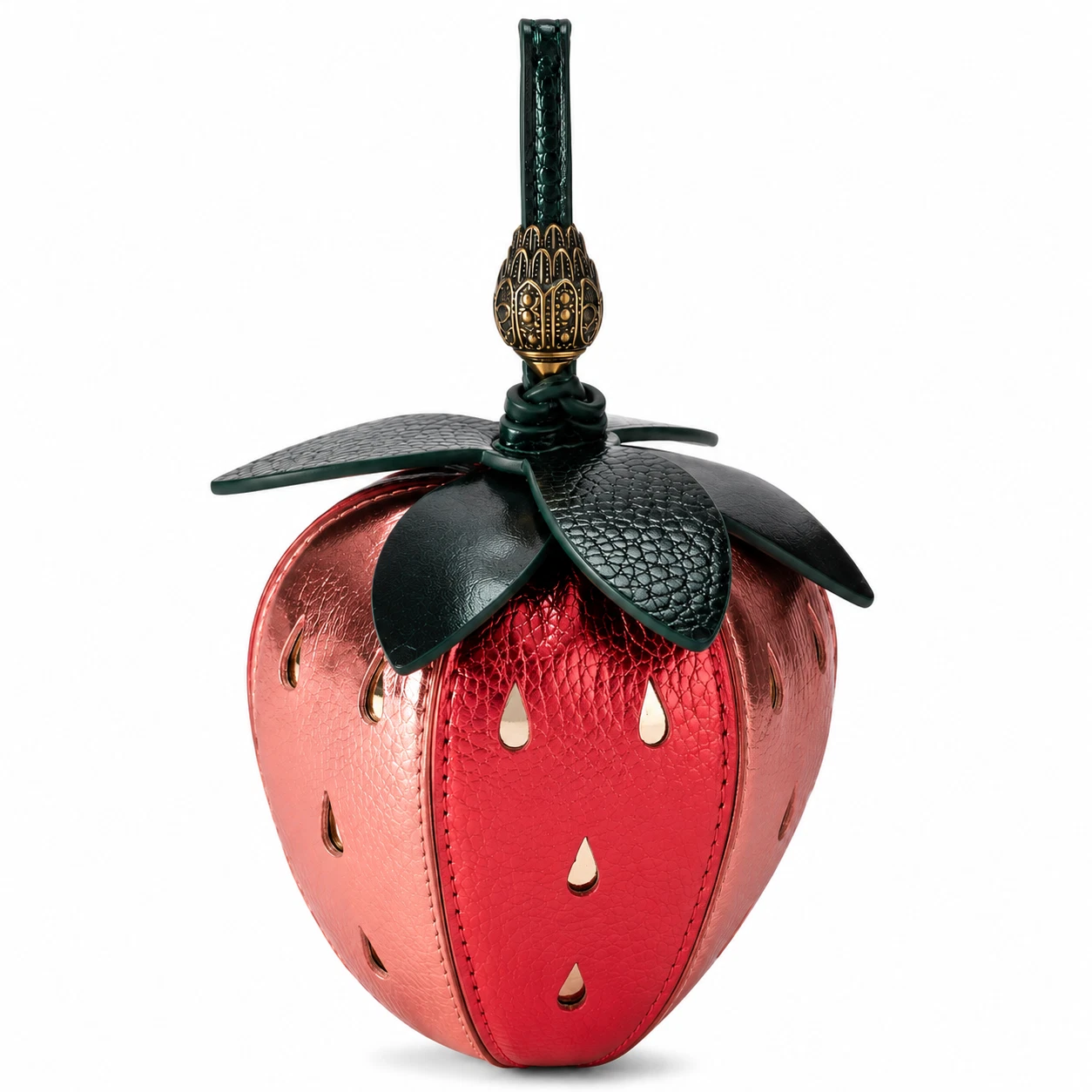 Kurt Geiger eagle Bag Charm Keyring strawberry eagle Dust Bag New
