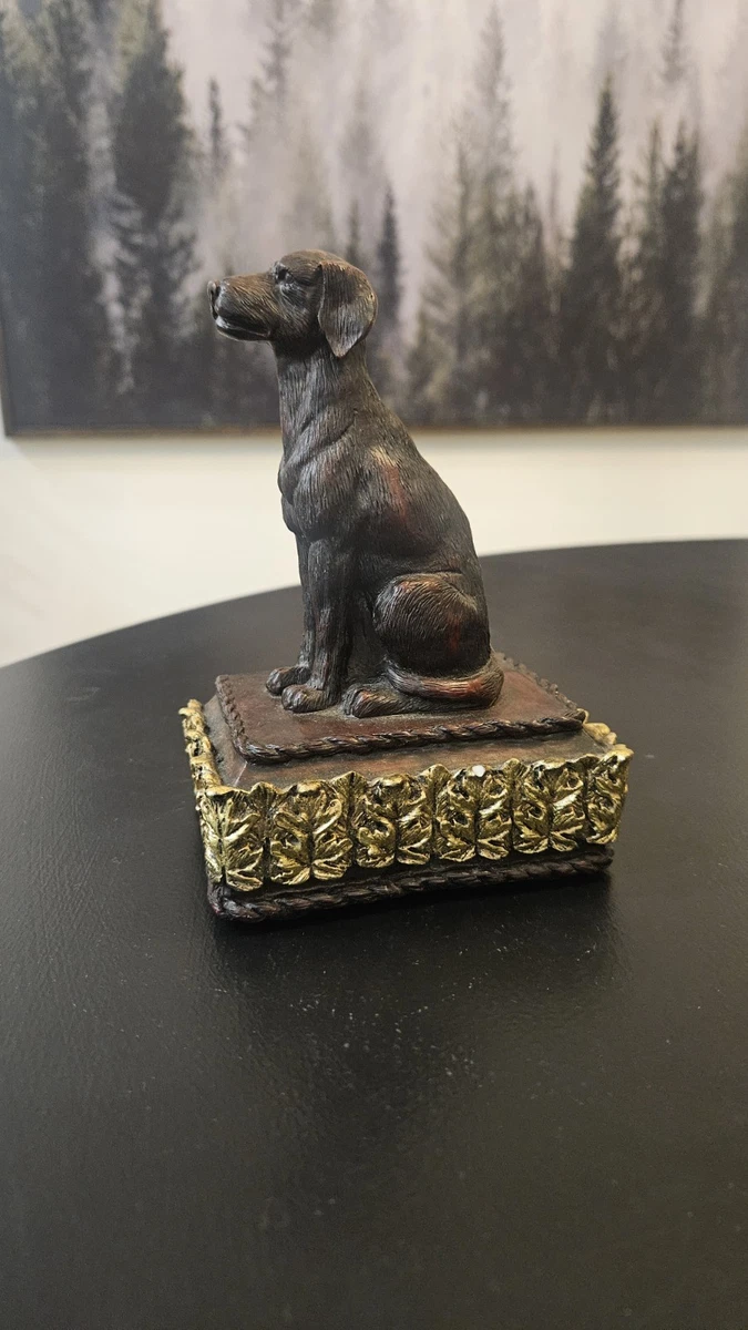 Flinduy Dog Statue Figurines, Golden Dachshund Labrador Retriever Gifts, Dog Mom