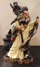 Vintage Summit Collection Resin Wizard Statue Figure