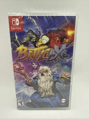 BATTLE AXE LIMITED NINTENDO SWITCH U.S. ESRB VERSION SEALED RARE GEM RUN GAMES
