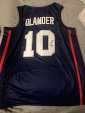 UCONN HUSKIES-TYLER OLANDER SIGNED AUTOGRAPH JERSEY 2011 NCAA CHAMP ACOA FINAL 4