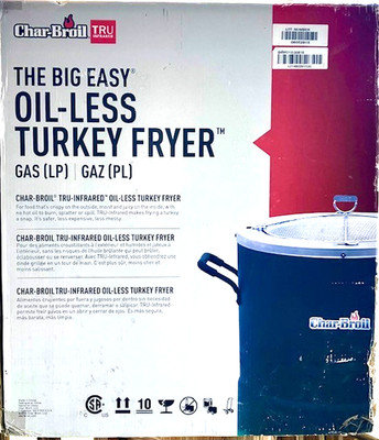 Char-Broil The Big Easy Tru-Infrared Oil-Less Turkey Fryer NEW IN BOX