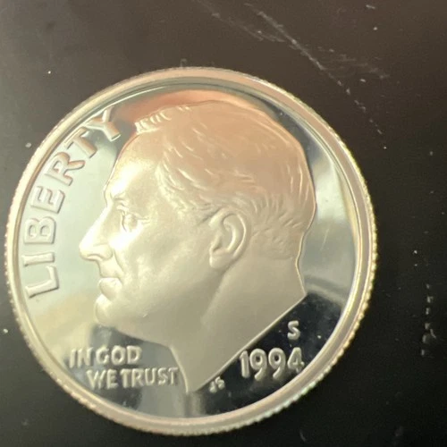1994 S Silver Proof Roosevelt Dime Ten Cent Coin 10c Silver 90% Actual Coin