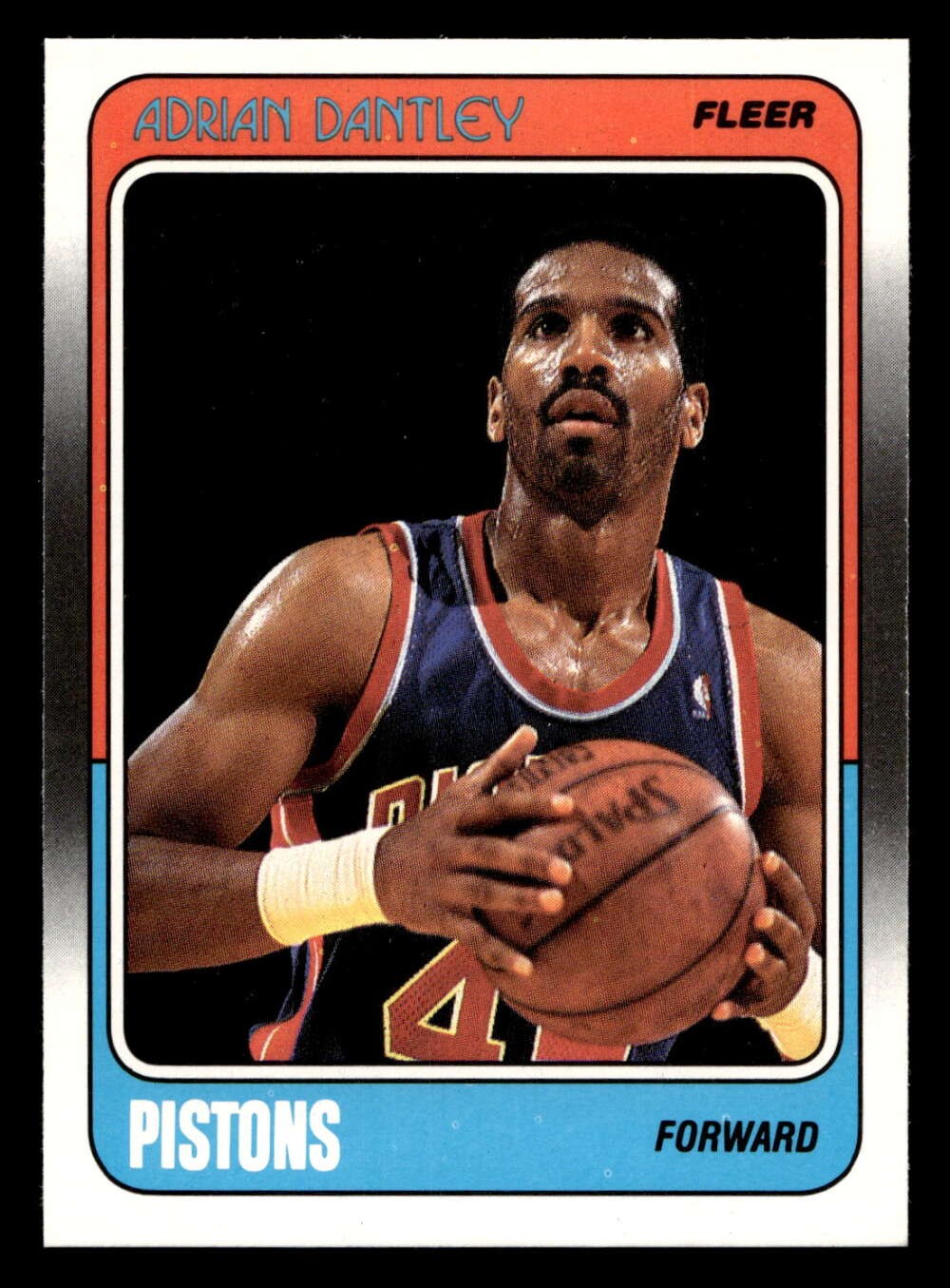 1988-89 Fleer #39 Adrian Dantley Near Mint+ Pistons Basketball