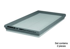 MAHLE 2x Luftfilter LX 3594/S/2x Filtereinsatz für MERCEDES KLASSE C204 W204 CLK