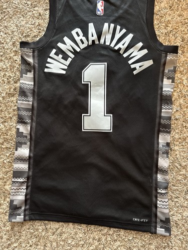 Nike Victor Wembanyama San Antonio Spurs Statement Swingman Jersey Size Small 40 - Picture 11 of 12