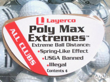 ADD 20-40 YARDS TO YOUR PING DRIVER! Poly Max Extremes-USGA Banned-Pack of 6