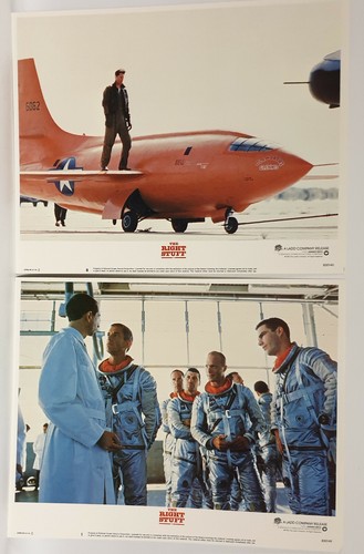 THE RIGHT STUFF: JUEGO DE 8 TARJETAS DE LOBBY DE 1983 - DE COLECCIÓN (MLFP) - Imagen 4 de 10