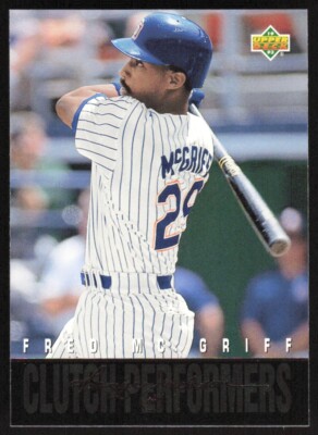 1993 Upper Deck Reggie Jackson's Clutch Performers Fred McGriff #R15 San Diego