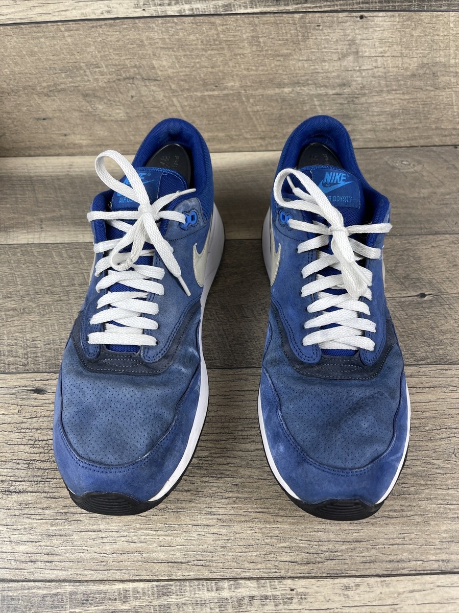 MENS NIKE AIR ODYSSEY LTR SHOES SIZE 13 blue silver navy  display picture 1