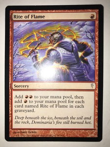Mtg Rite of Flame | eBay