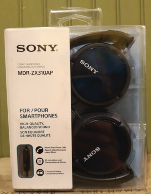 Sony MDR-ZX310AP Headphone with Mic for Smartphone  - Navy Blue